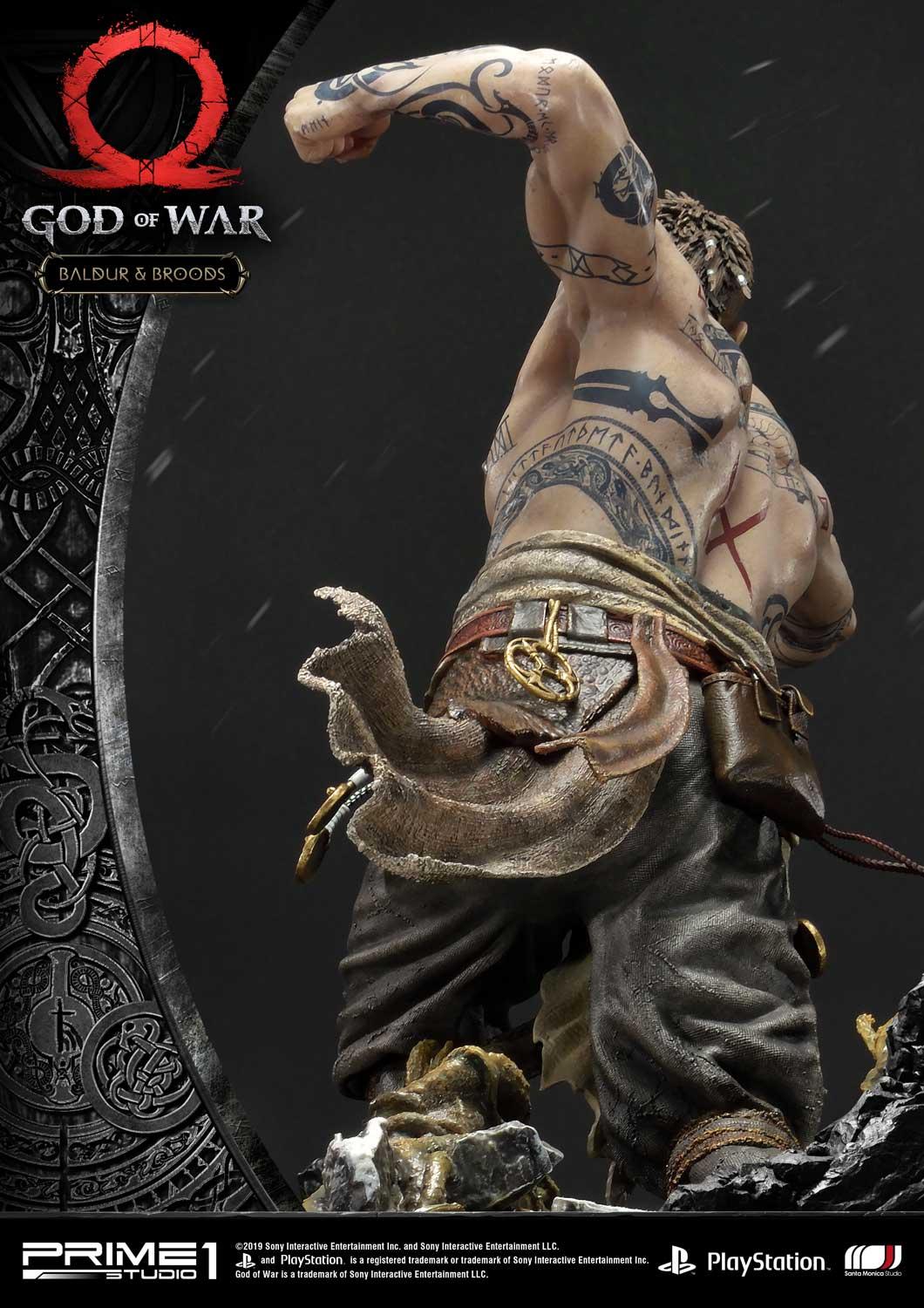 PRE-ORDER God of War Baldur & Broods Statue - Image 11