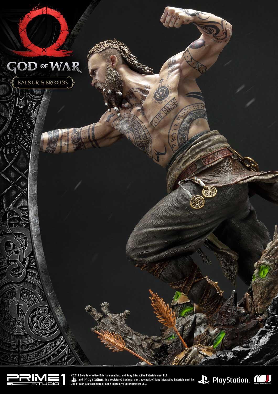 PRE-ORDER God of War Baldur & Broods Statue - Image 12