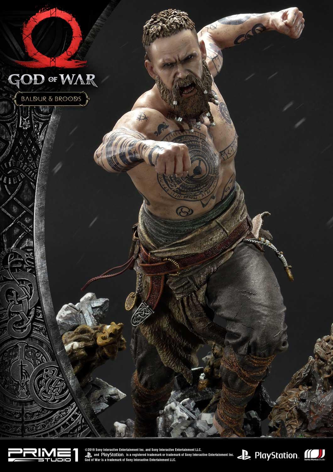 PRE-ORDER God of War Baldur & Broods Statue - Image 13