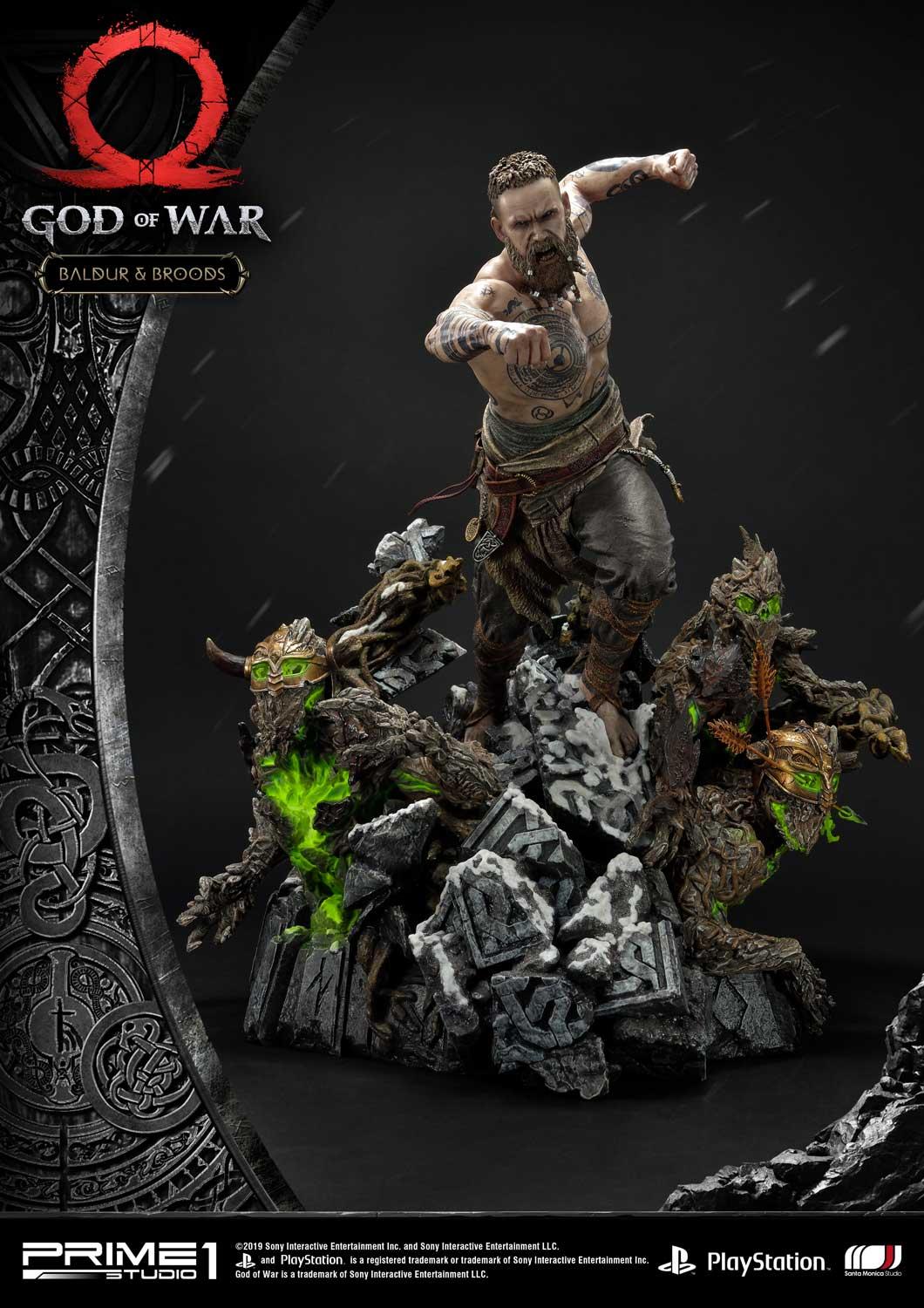 PRE-ORDER God of War Baldur & Broods Statue - Image 14