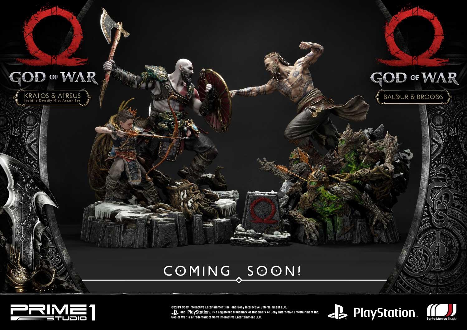 PRE-ORDER God of War Baldur & Broods Statue - Image 16