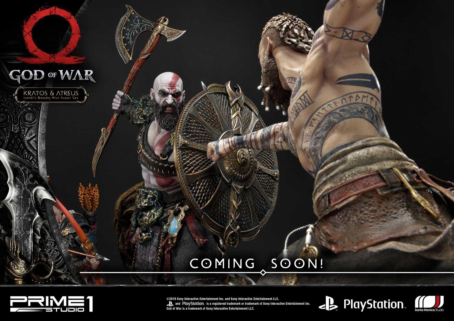 PRE-ORDER God of War Baldur & Broods Statue - Image 17