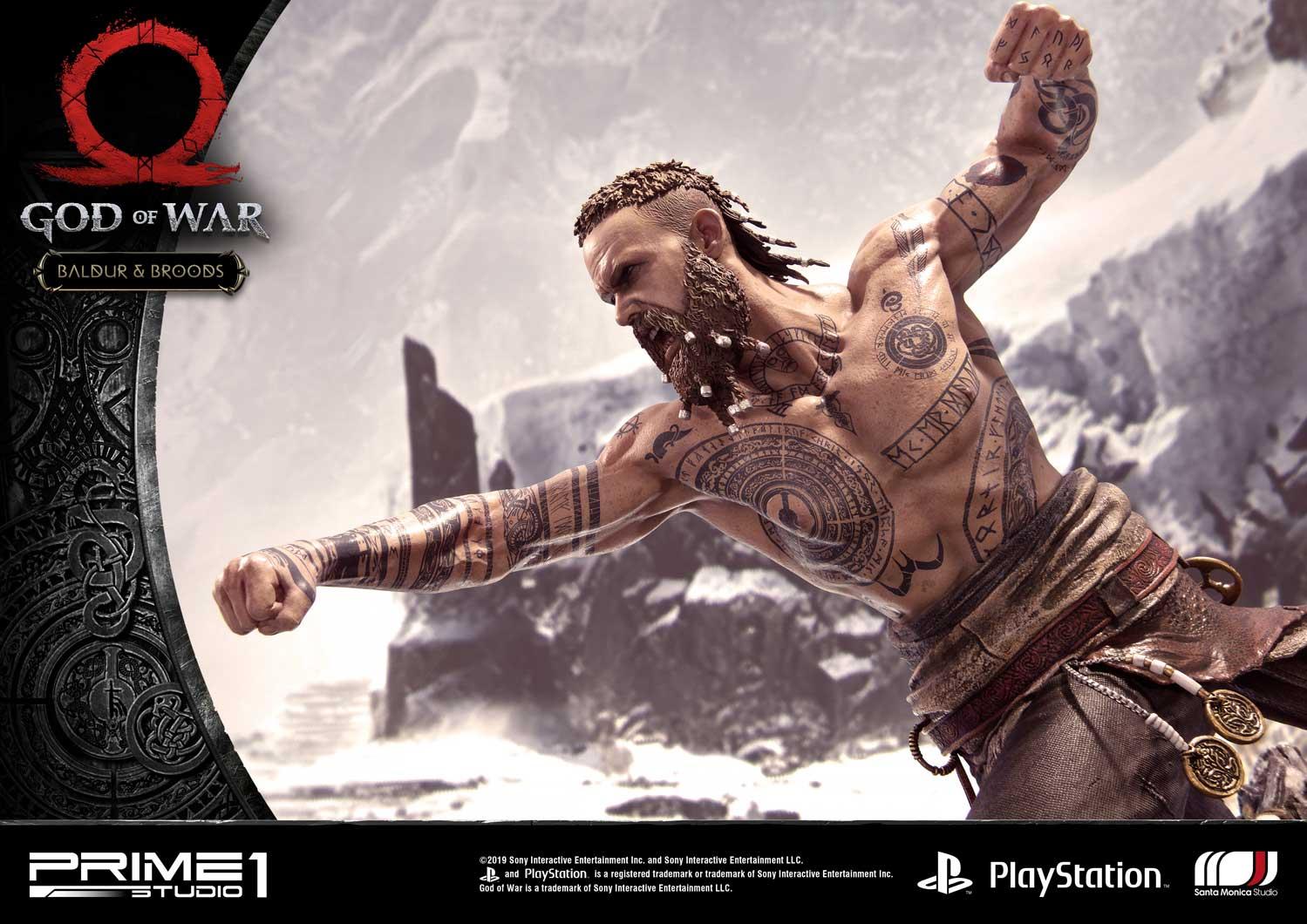 PRE-ORDER God of War Baldur & Broods Statue - Image 19