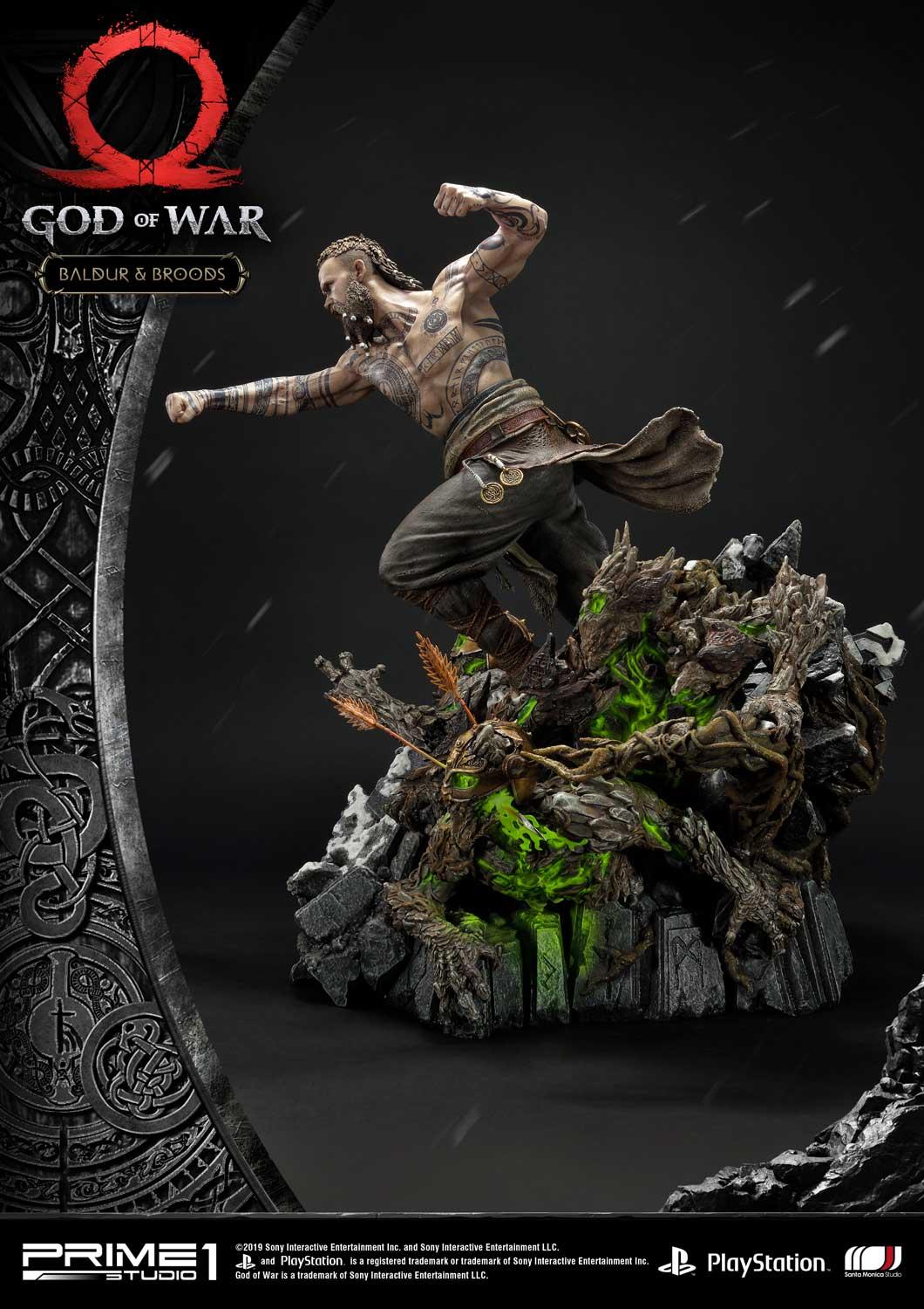 PRE-ORDER God of War Baldur & Broods Statue - Image 3