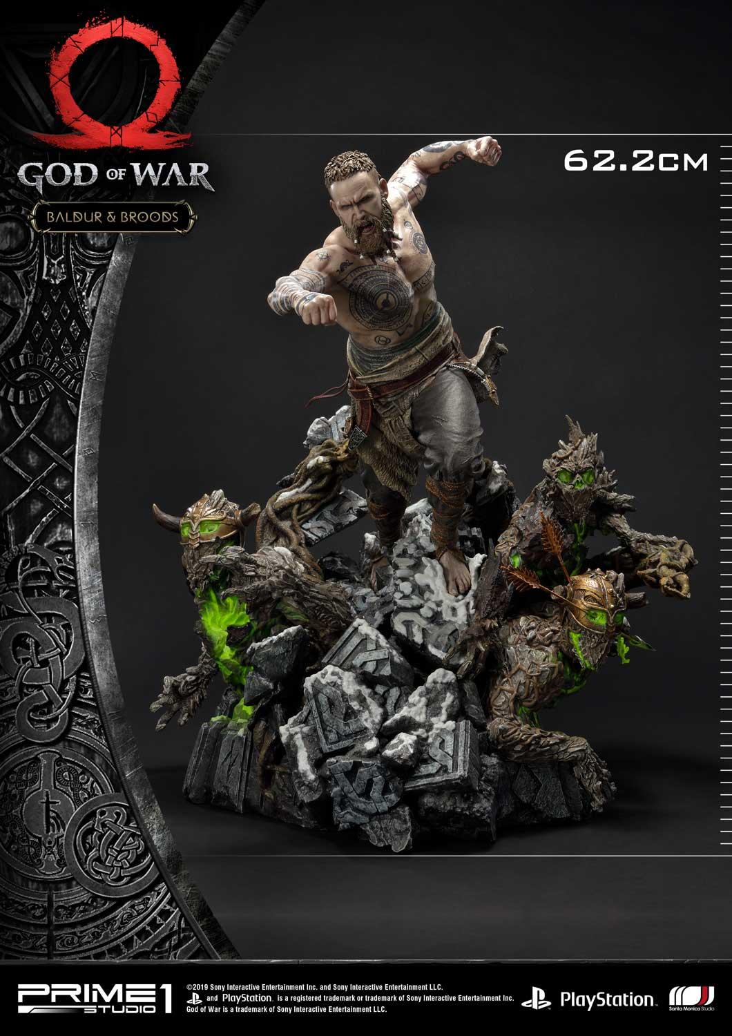 PRE-ORDER God of War Baldur & Broods Statue - Image 4