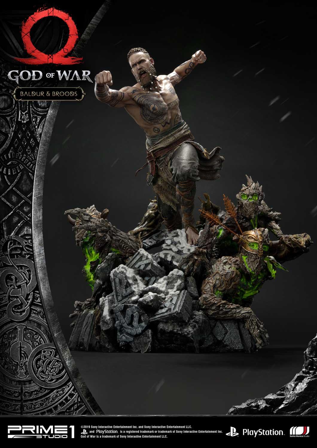 PRE-ORDER God of War Baldur & Broods Statue - Image 5