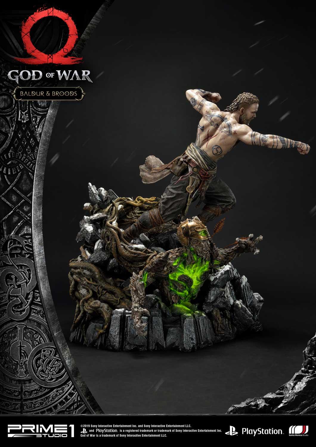 PRE-ORDER God of War Baldur & Broods Statue - Image 6