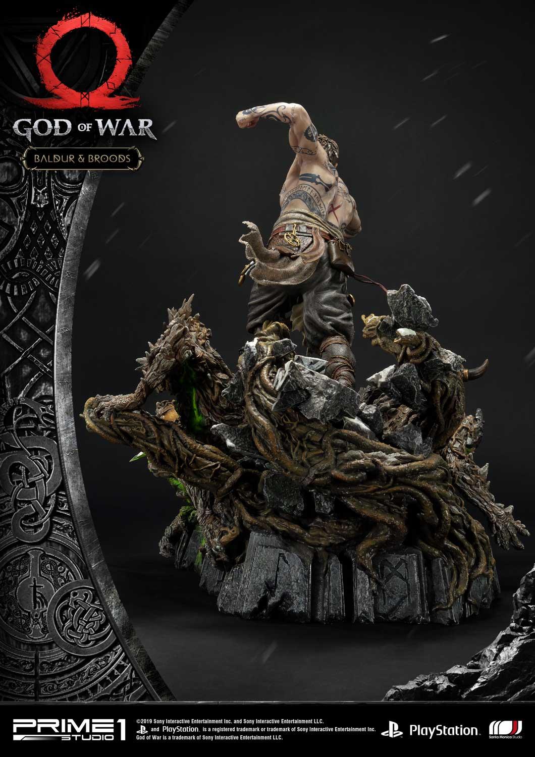 PRE-ORDER God of War Baldur & Broods Statue - Image 7