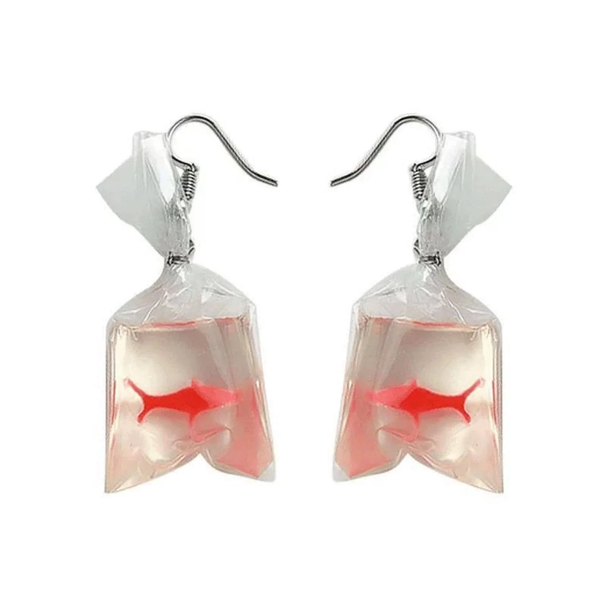 Goldfish Bag Earrings - Image 2