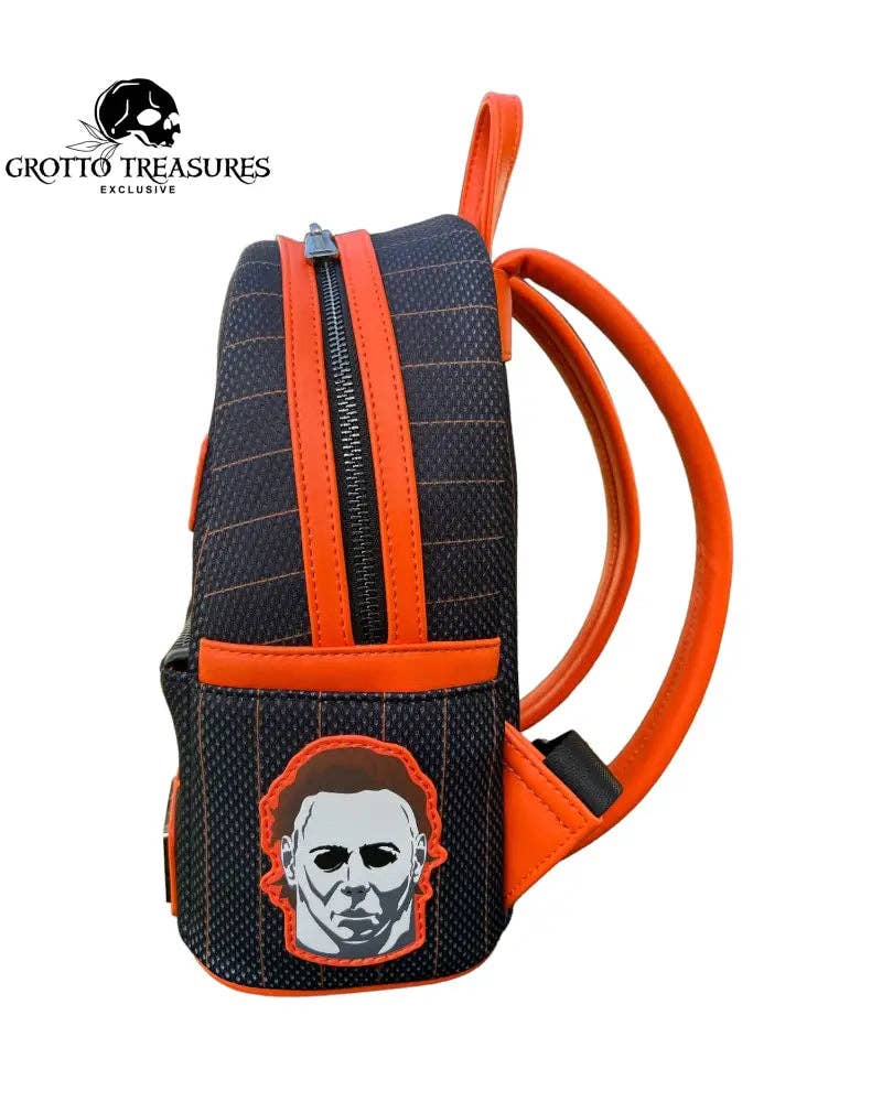 Grotto Treasures Exclusive - Loungefly Halloween Team Michael Myers Jersey Cosplay Mini Backpack - Image 2