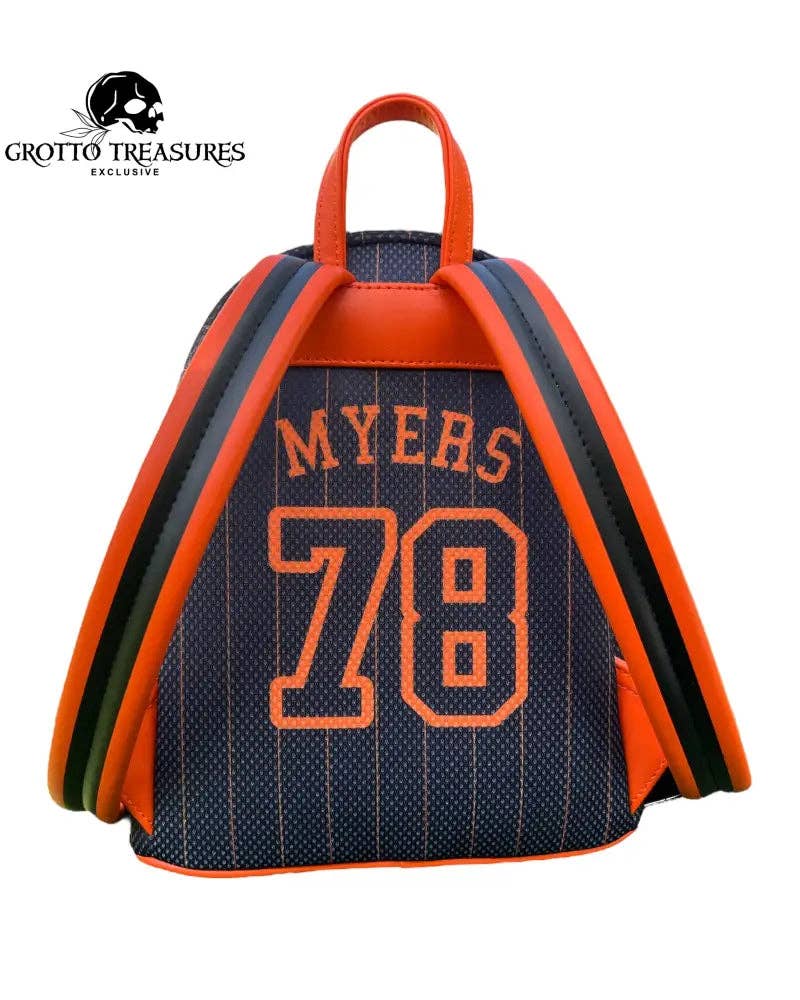 Grotto Treasures Exclusive - Loungefly Halloween Team Michael Myers Jersey Cosplay Mini Backpack - Image 4
