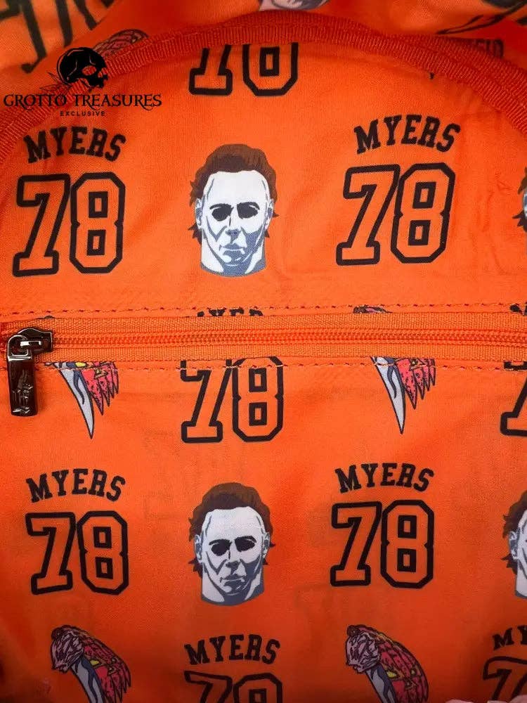 Grotto Treasures Exclusive - Loungefly Halloween Team Michael Myers Jersey Cosplay Mini Backpack - Image 5
