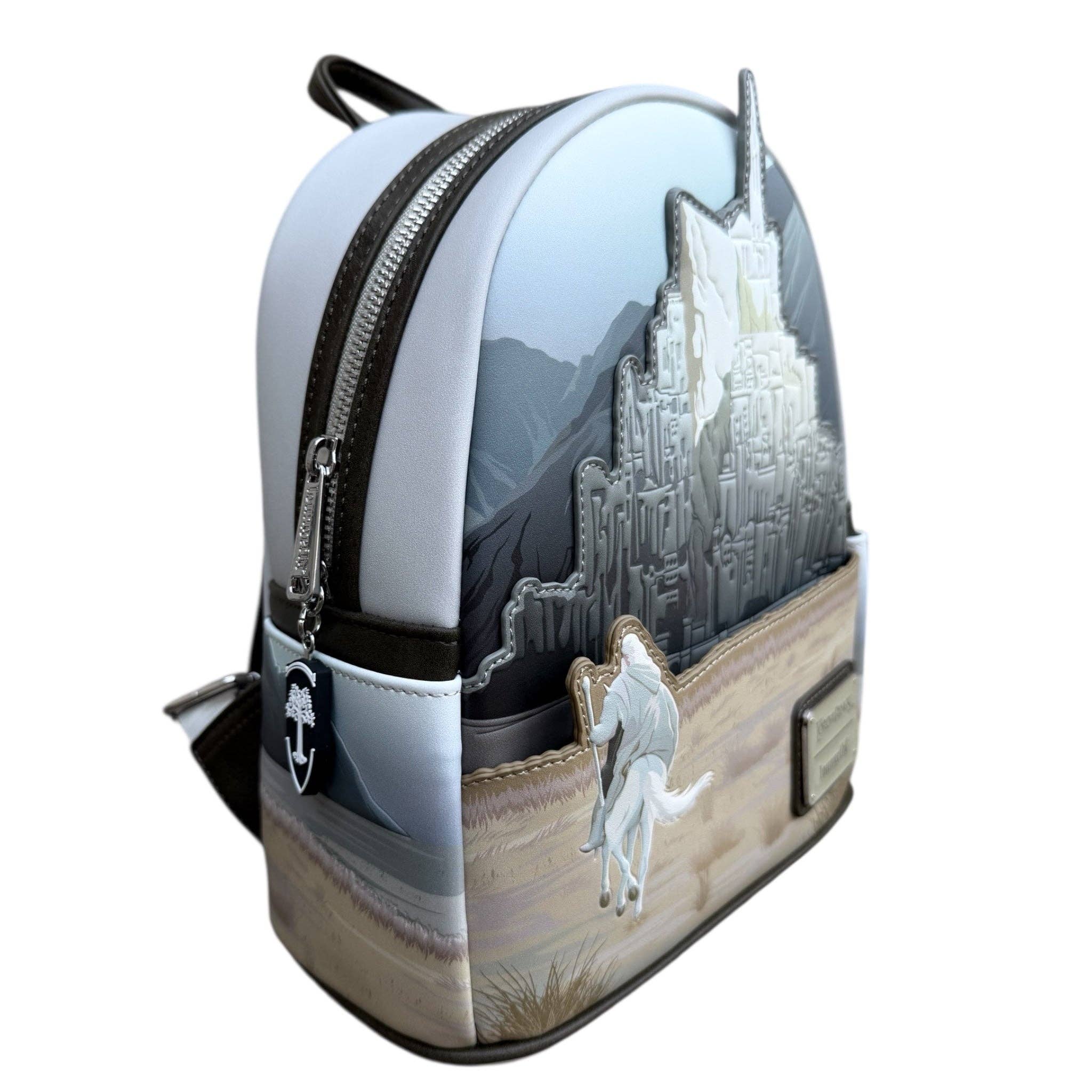 Grotto Treasures Exclusive - Loungefly The Lord of the Rings Minas Tirith Mini Backpack - Image 3