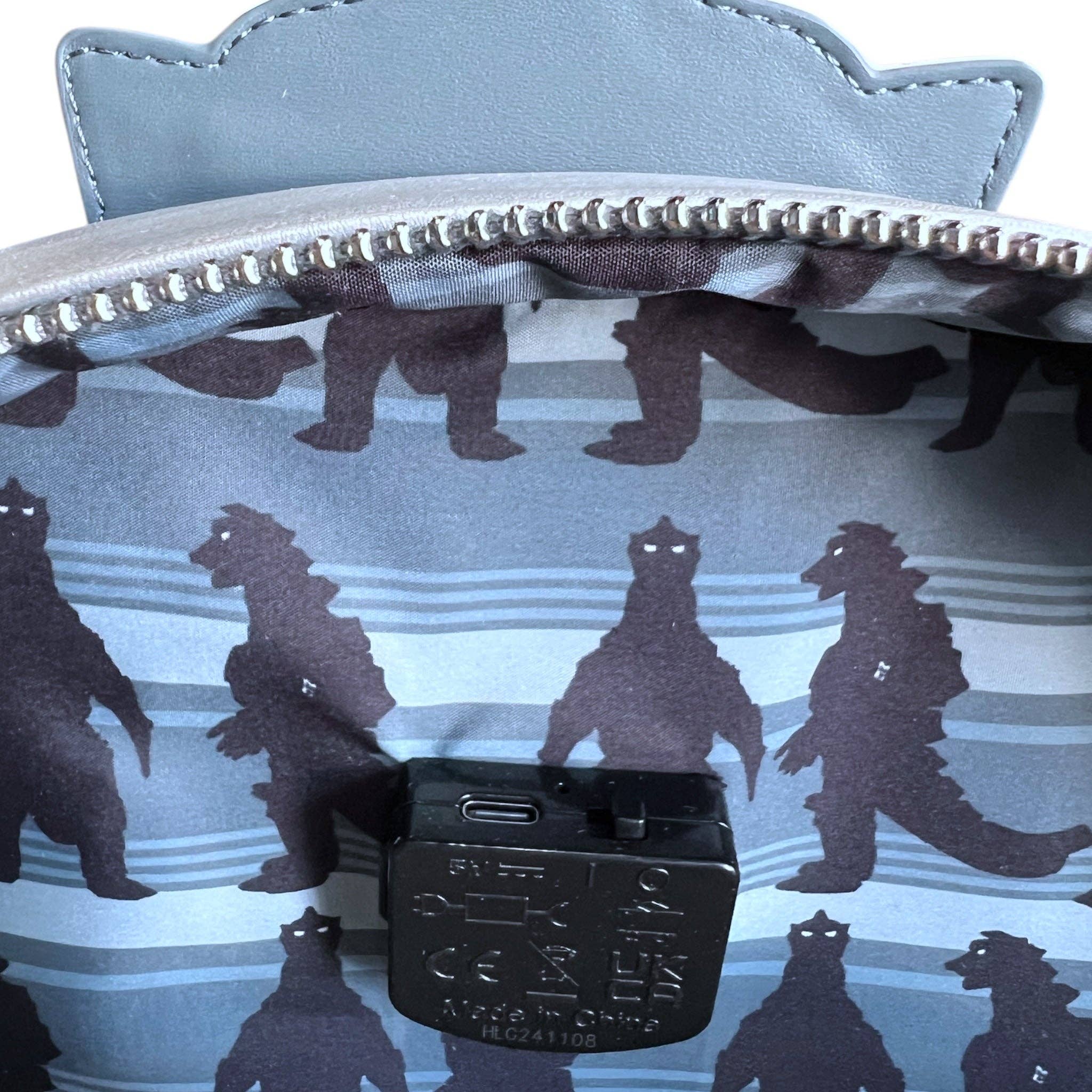 Grotto Treasures Exclusive - Loungefly Toho Godzilla Mechagodzilla Metallic Light-Up Full-Size Backpack - Image 6