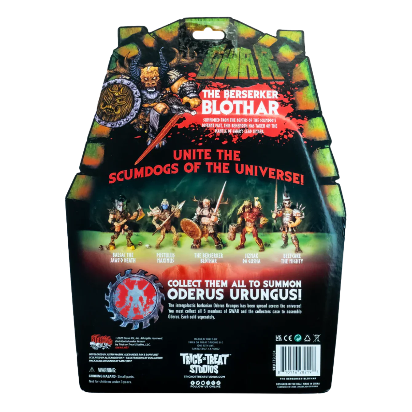 GWAR - Blöthar the Berserker - 5" Action Figure - Image 2