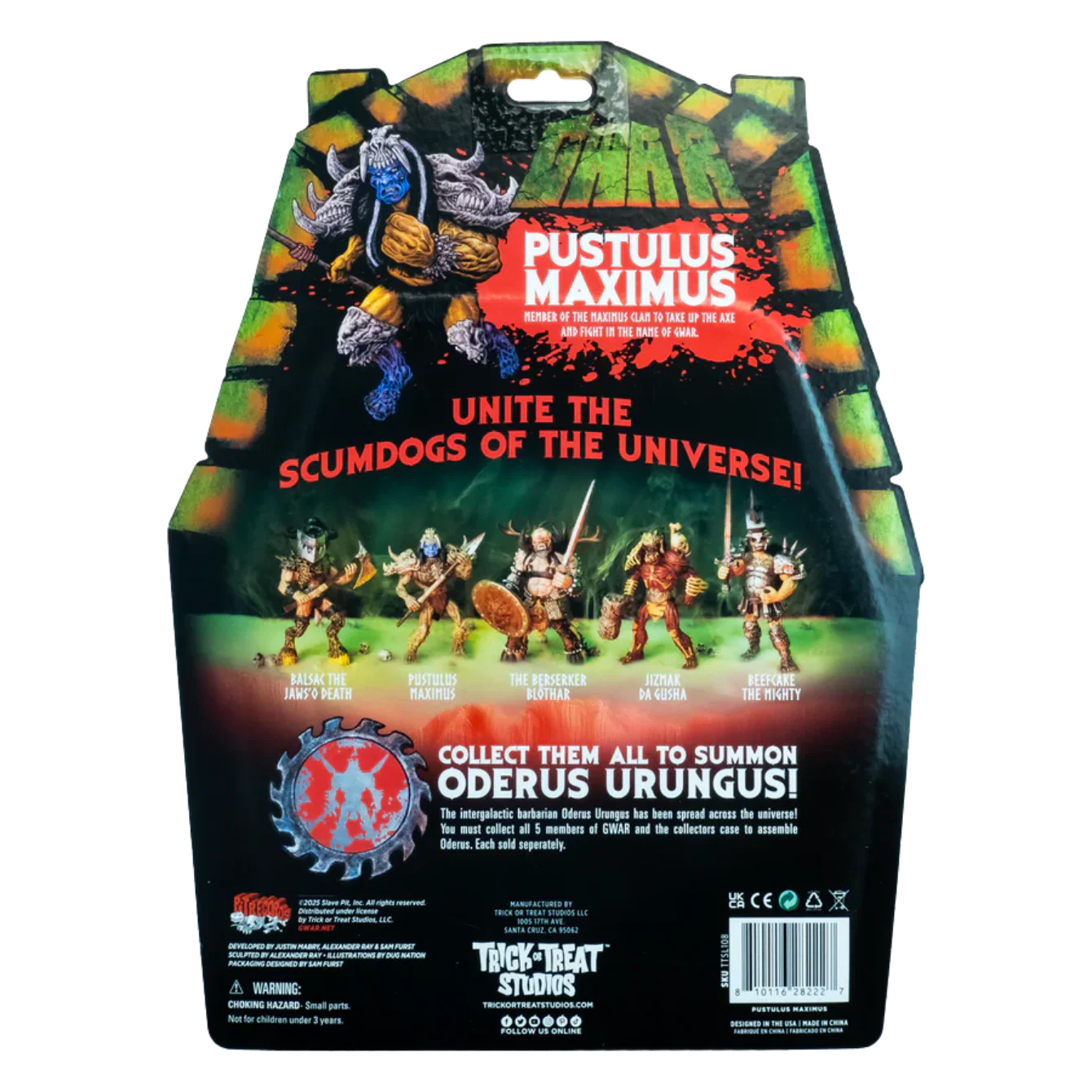 GWAR - Pustulus Maximus - 5" Action Figure - Image 2