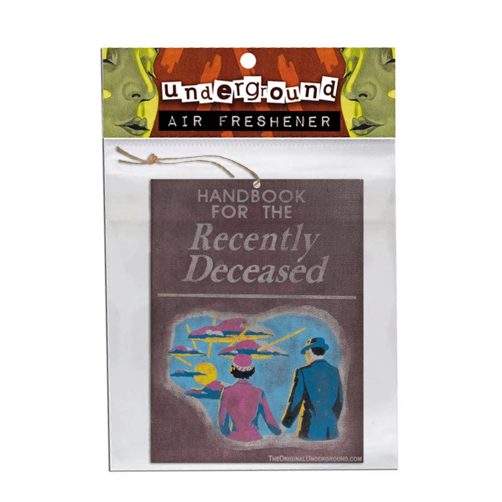 Handbook for the Recently Deceased Inspired Air Freshener - Image 2