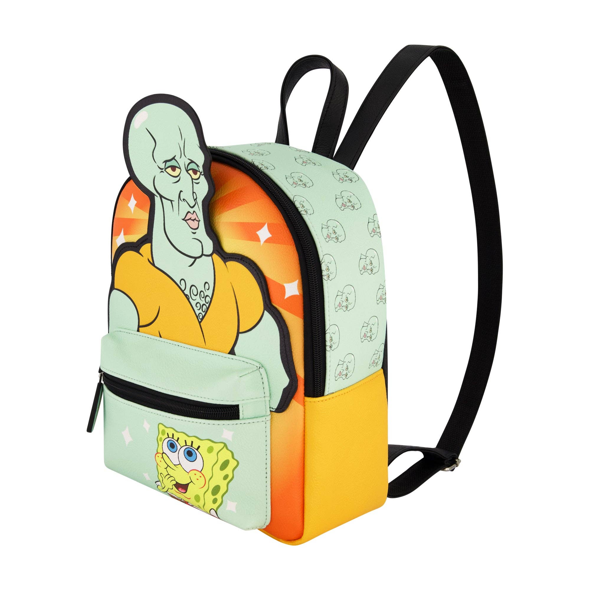 Handsome Spongebob Mini Back Pack, Multi - Image 3