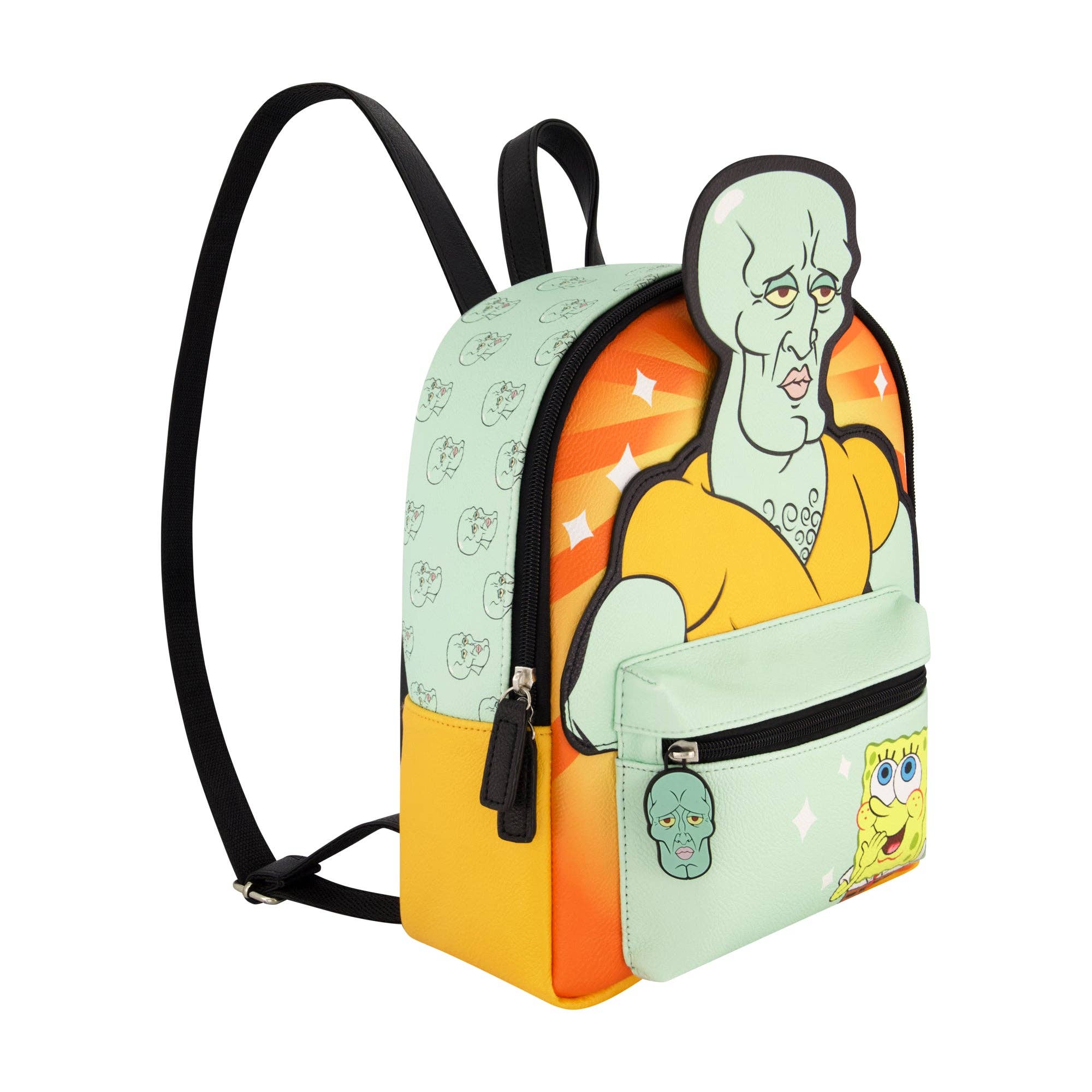 Handsome Spongebob Mini Back Pack, Multi - Image 4