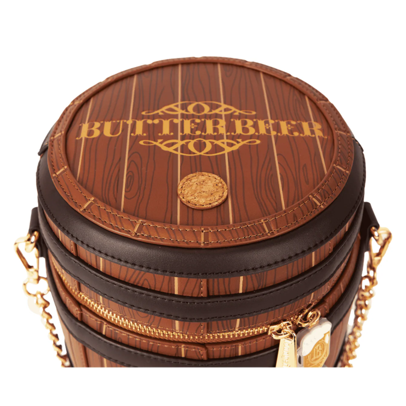 Loungefly Harry Potter Butterbeer Barrel Scented Figural Crossbody Bag - Image 4