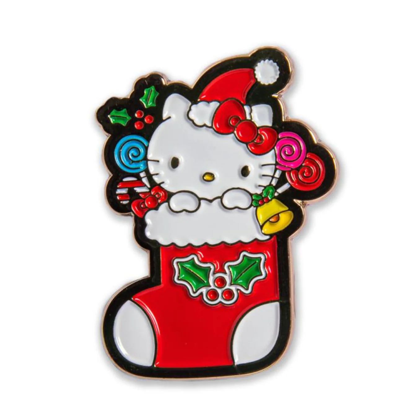 Hello Kitty Happy Holidays 1.5" Enamel Pin Set - Image 3