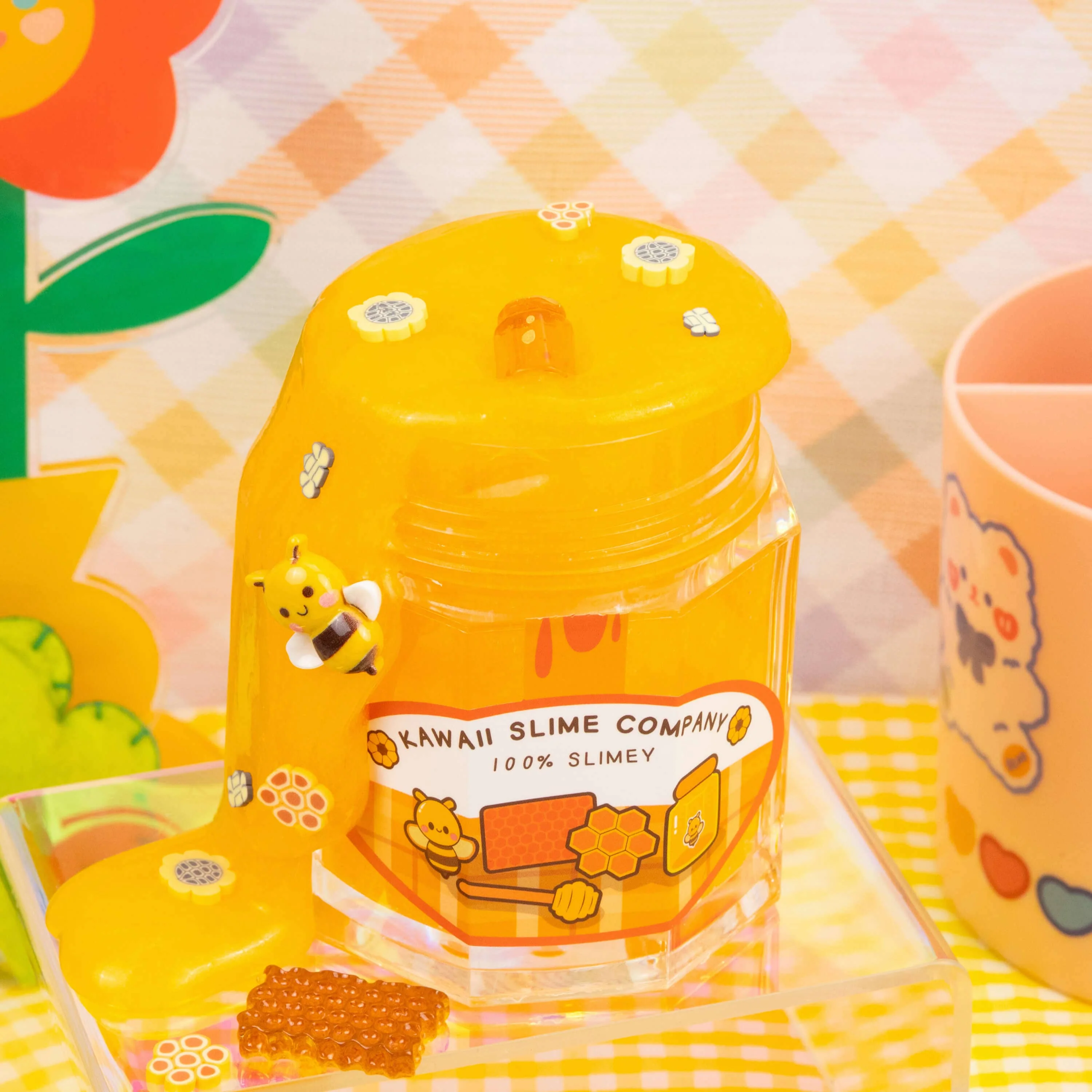 Homemade Honey Slime Jar - Image 2
