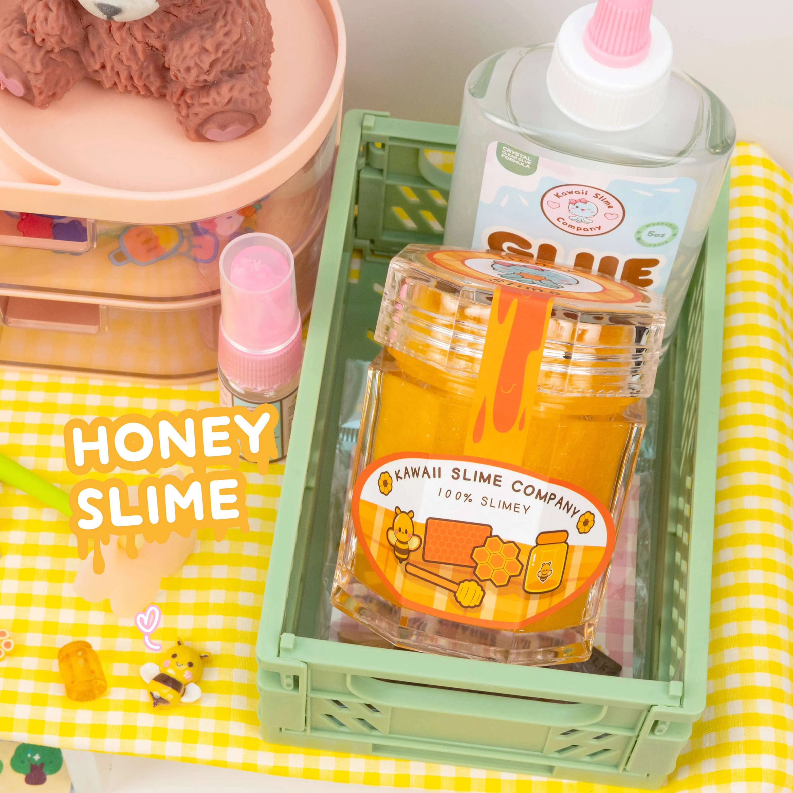 Homemade Honey Slime Jar - Image 4
