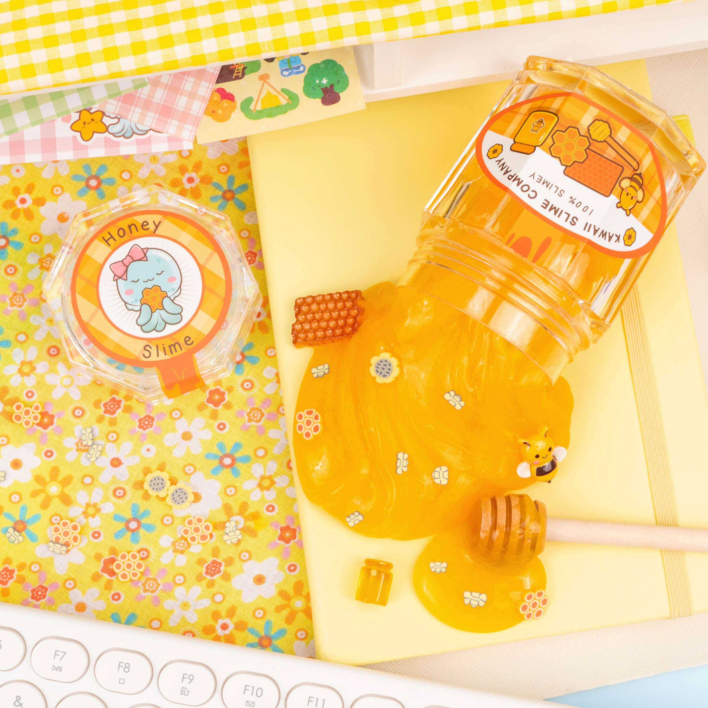 Homemade Honey Slime Jar - Image 6