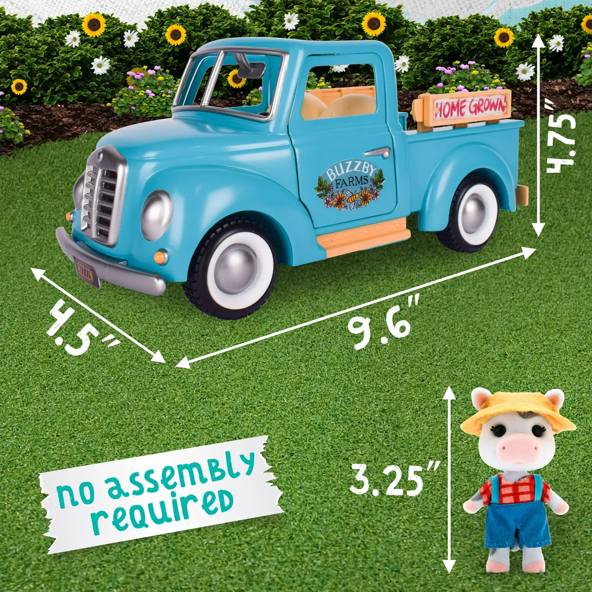 Honey Bee Acres Buzzby Farm Truck Playset with figurine - Image 3