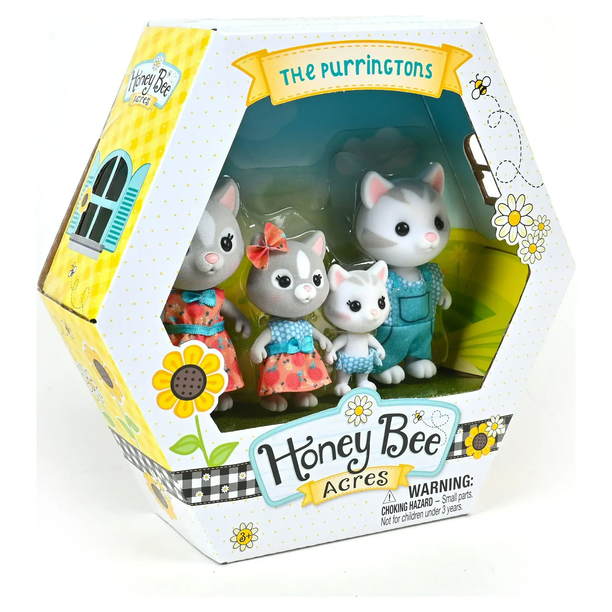 Honey Bee Acres The Purringtons Cat Family Set - Image 3
