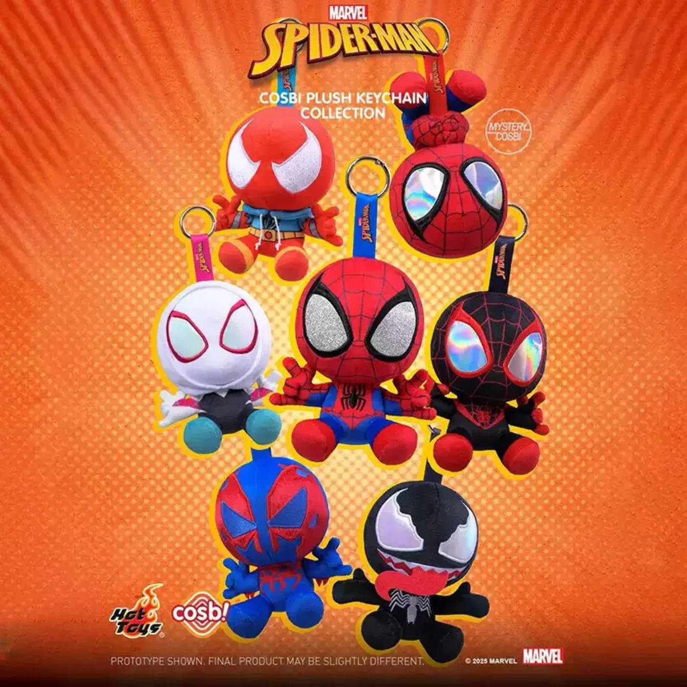 HOT TOYS x Marvel Spider-Man COSBI Series Plush Blind Box - Image 2