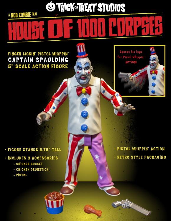 House of 1000 Corpses 5" Captain Spaulding Action Figure - Image 4
