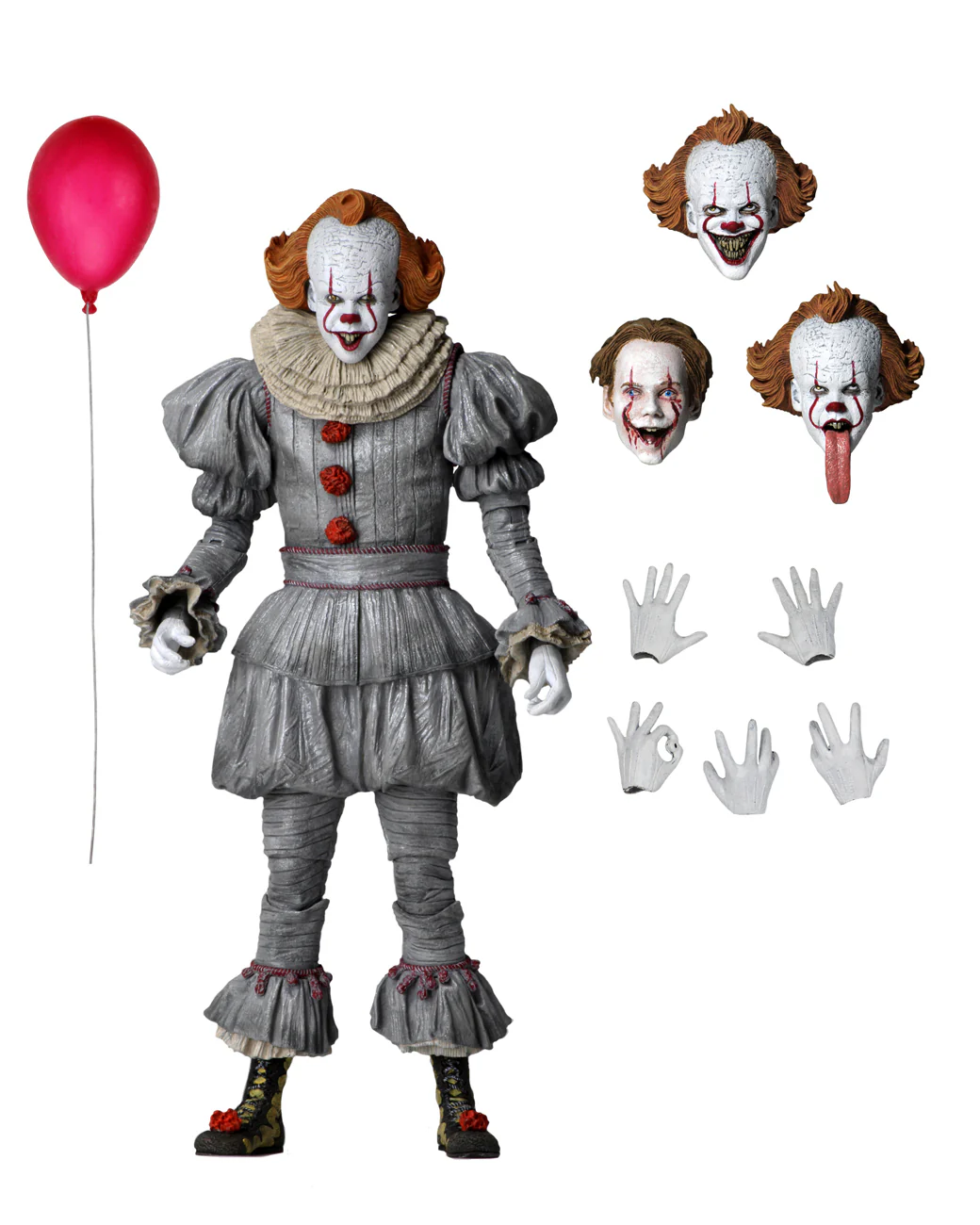 IT Chapter 2 – 7″ Scale Action Figure – Ultimate Pennywise (2019) - Image 2