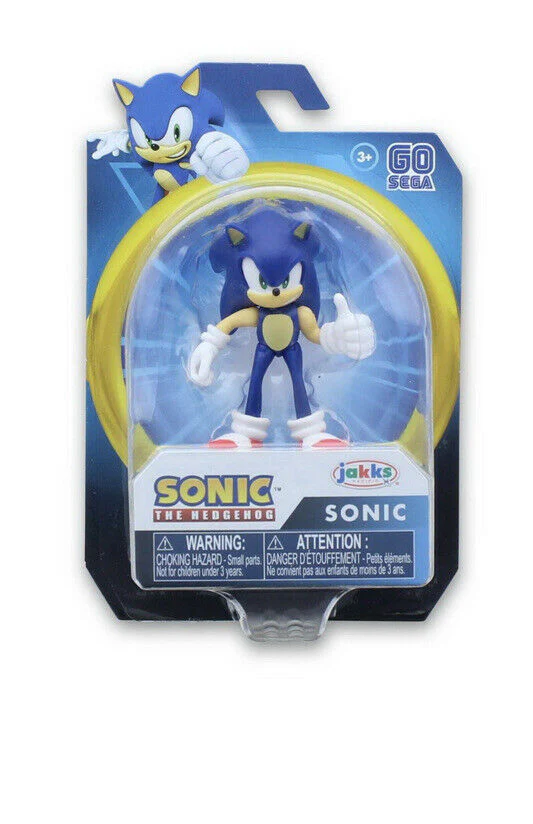 Sonic The Hedgehog Bendable 2.5 in Action Figure - Image 2