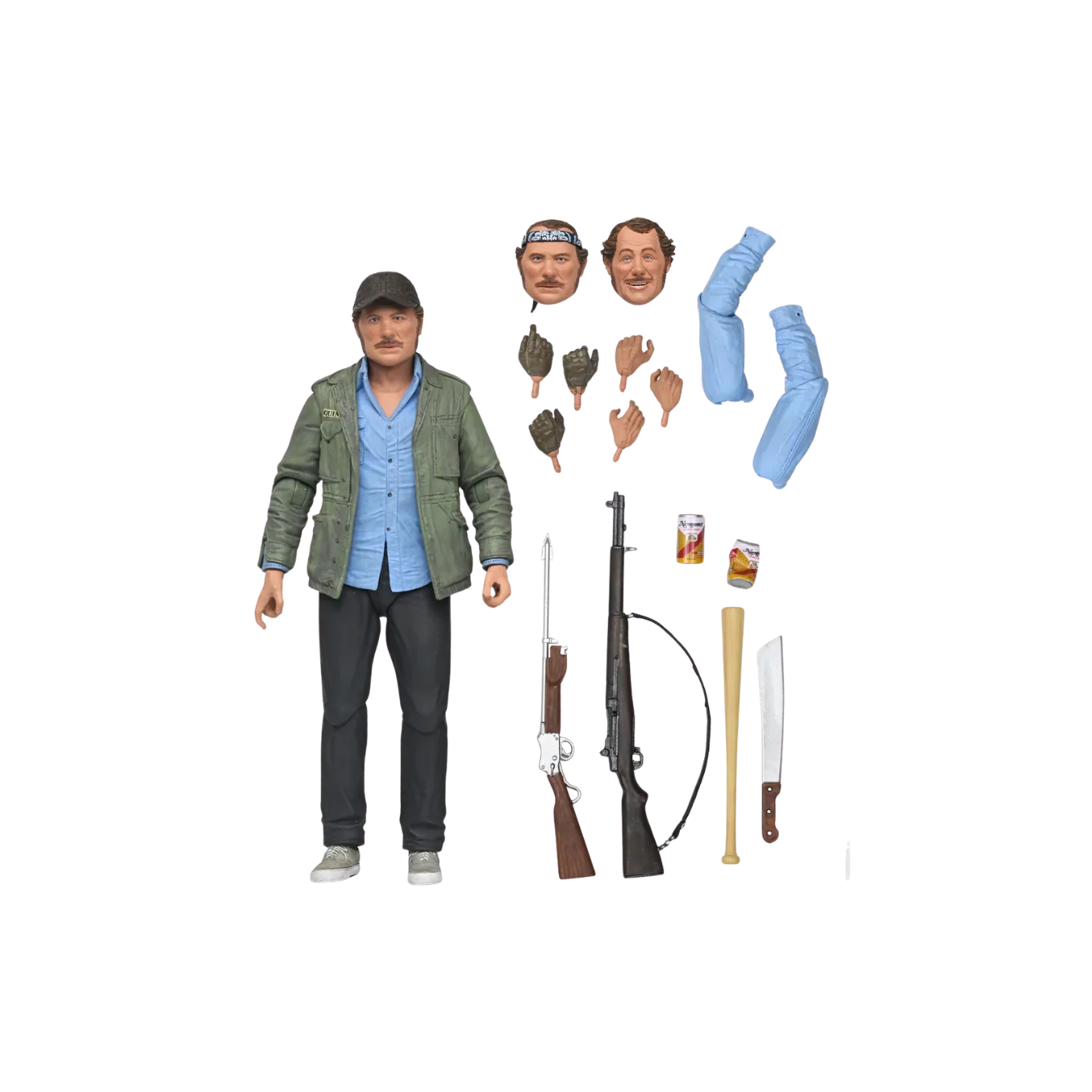 Jaws - 50th Anniversary Ultimate Sam Quint 7” Scale Action Figure - Image 3