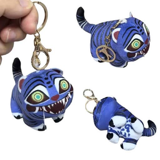 K-Pop Demon Hunters –  Tiger Plush Keyring - Image 5