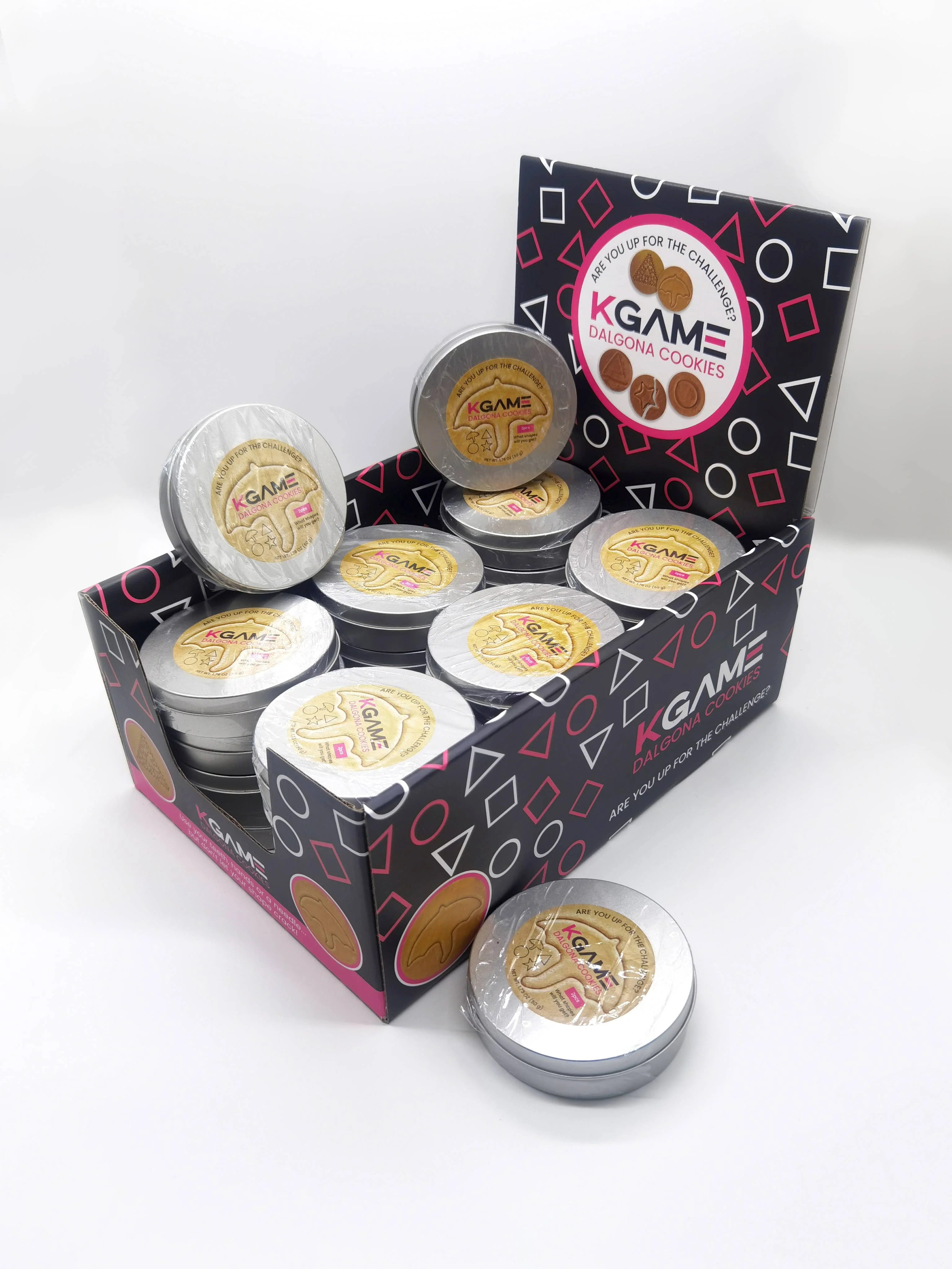 KGAME Dalgona Cookie Tin (2 Cookies)  Viral Season 1 in PDQ - Image 3