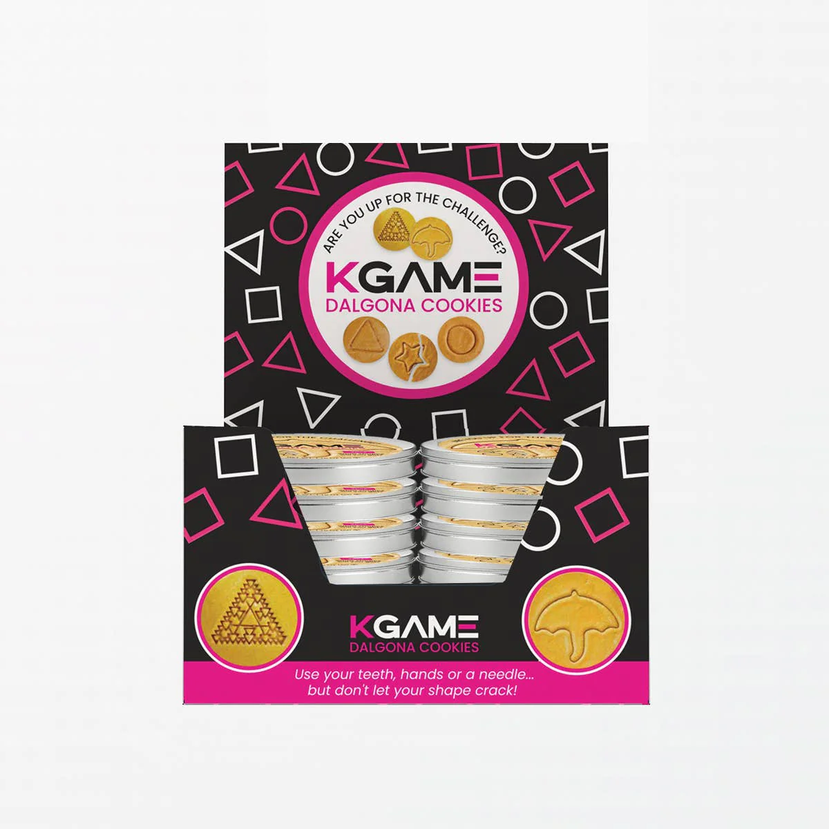 KGAME Dalgona Cookie Tin (2 Cookies)  Viral Season 1 in PDQ - Image 4
