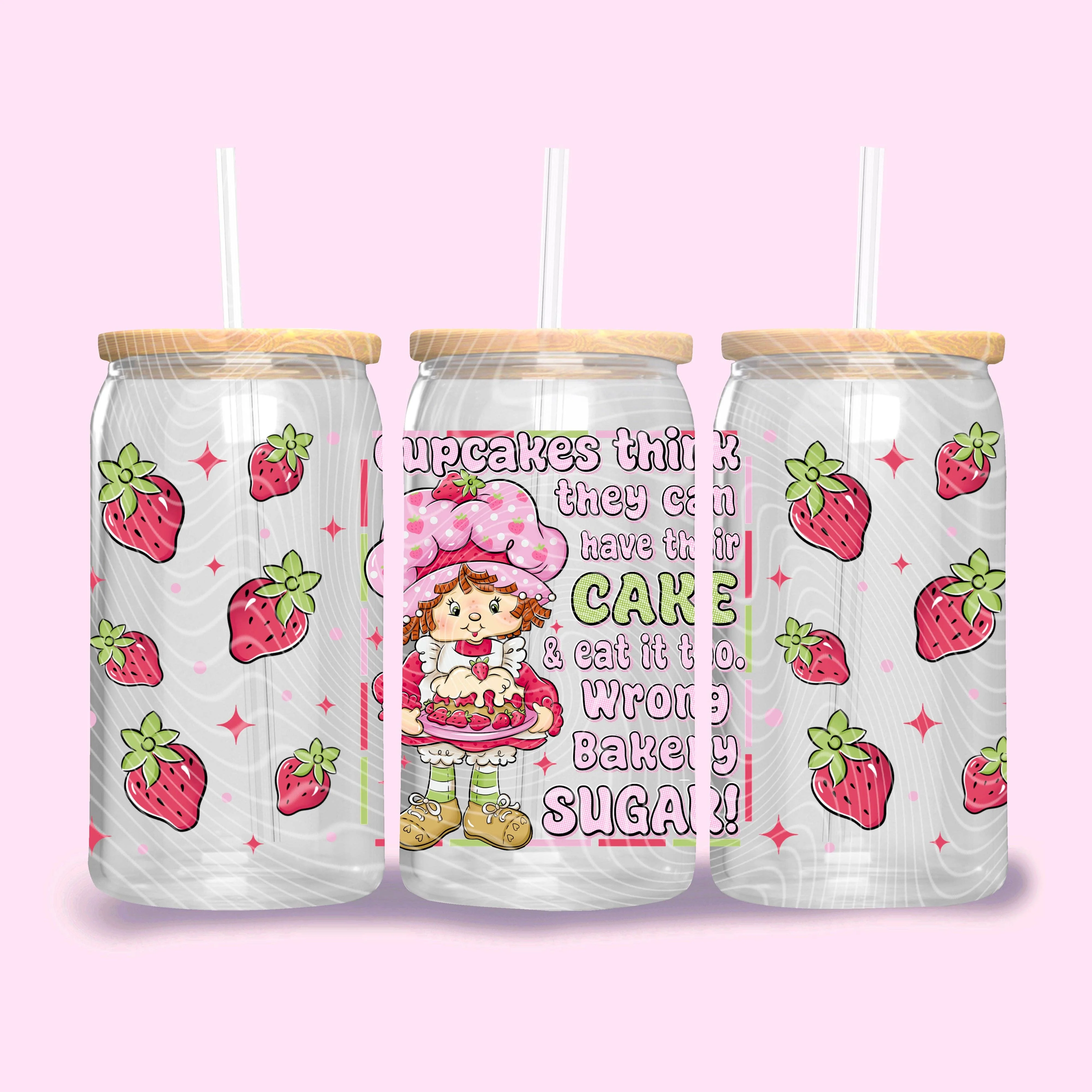 Life is Sweet Variations Glass Tumbler - 16oz - Image 4