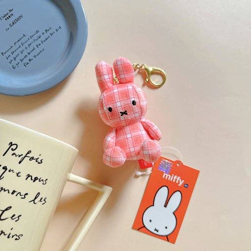 Limited Edition Check Miffy Keychain Plush - Image 2