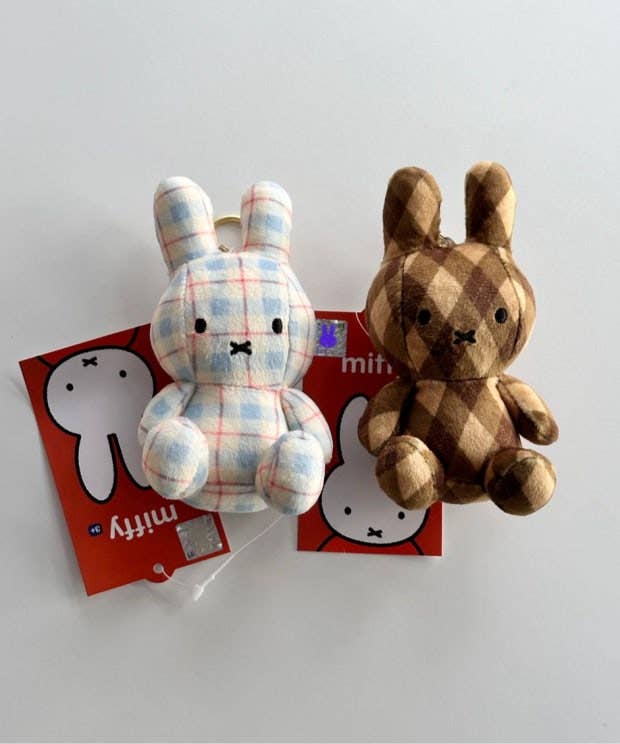 Limited Edition Check Miffy Keychain Plush - Image 3