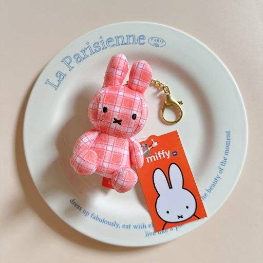 Limited Edition Check Miffy Keychain Plush - Image 6