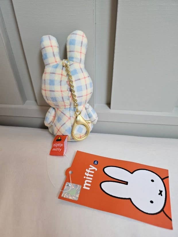 Limited Edition Check Miffy Keychain Plush - Image 7