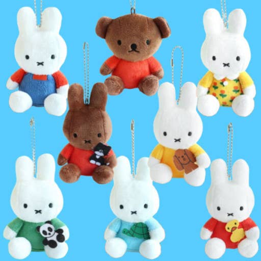 Limited Family Dress up Miffy Plush Bag Keychains - Image 5