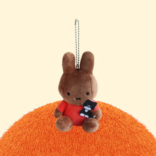 Limited Miffy Plush with lovely animal  Keychain Bag Charm - Image 6