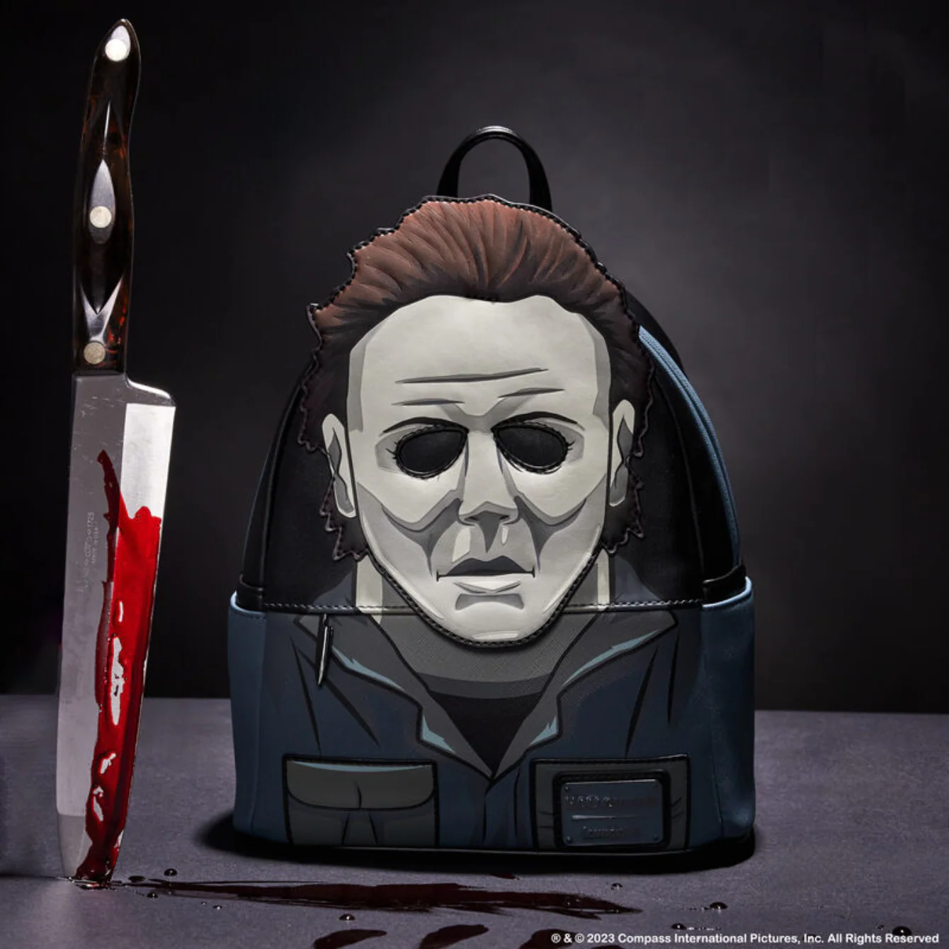 Loungefly Halloween Michael Myers Glow Mask Cosplay Mini Backpack - Image 4