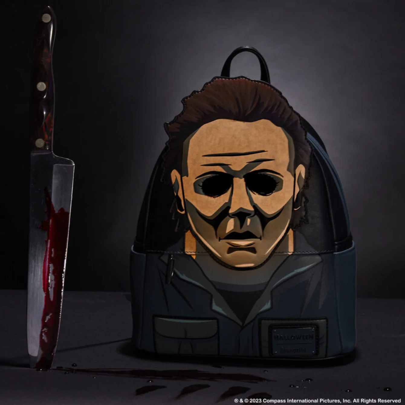 Loungefly Halloween Michael Myers Glow Mask Cosplay Mini Backpack - Image 5