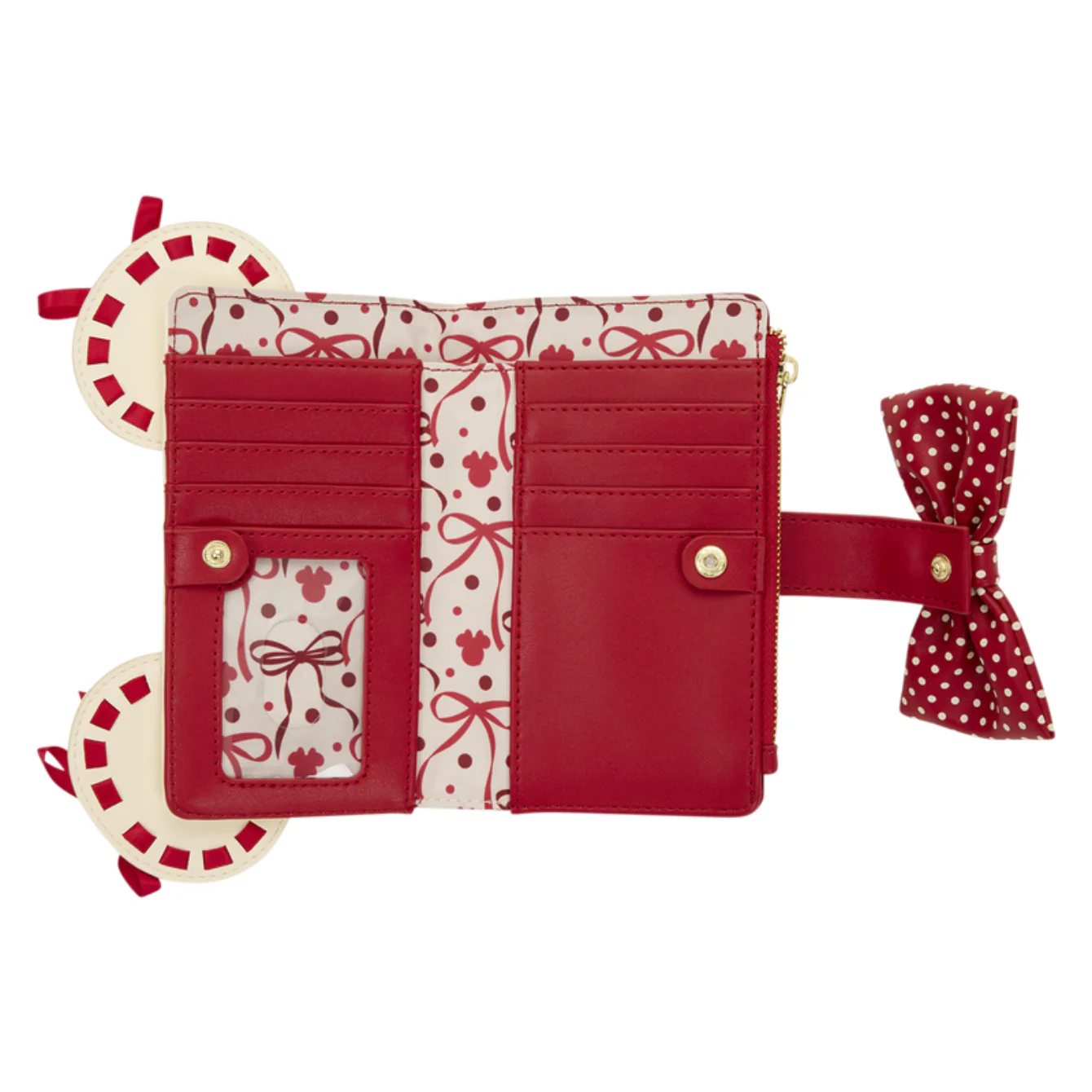 Loungefly Minnie Mouse Rock the Dots Coquette Flap Wallet - Image 3