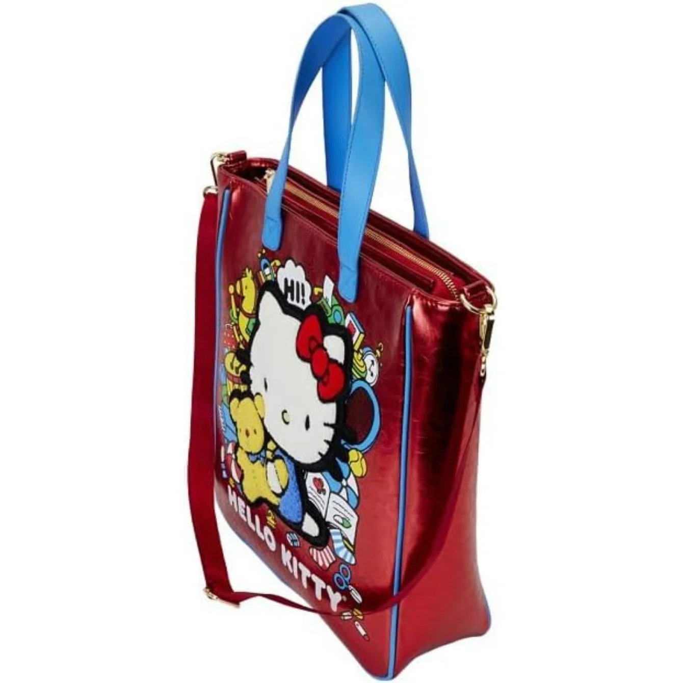 Loungefly Sanrio Hello Kitty 50th Anniversary Tote Bag with Coin Bag - Image 3