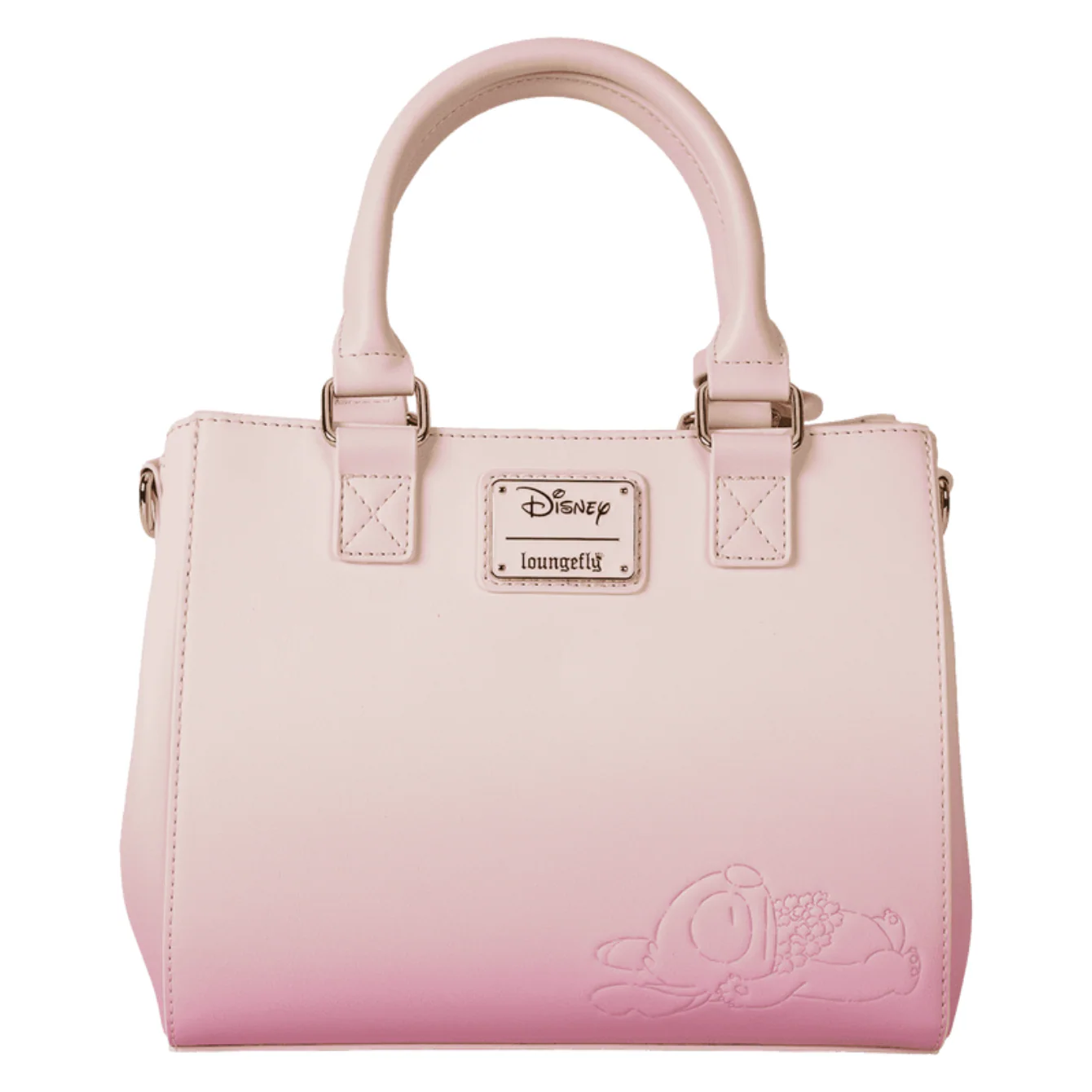 Loungefly Stitch & Angel Cherry Blossom Heart Crossbody Bag - Image 2